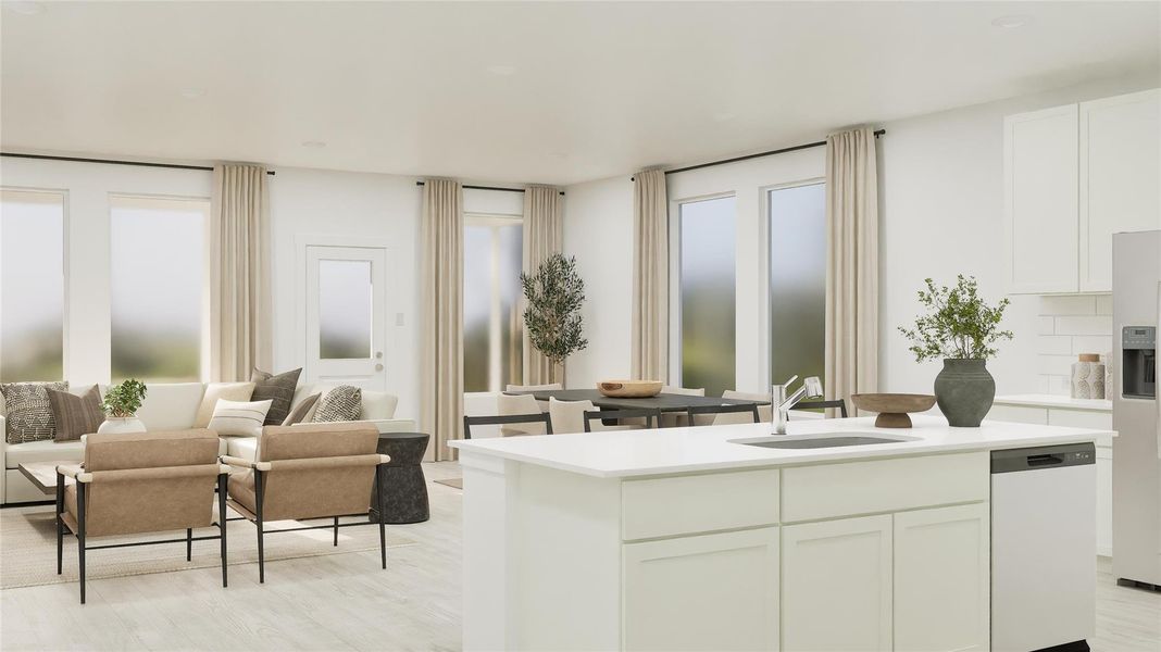 Furnished interior view inside a new home in Waterstone, Kyle (Image 22). Furnished interior view inside a new home in Waterstone, Kyle (Image 22).