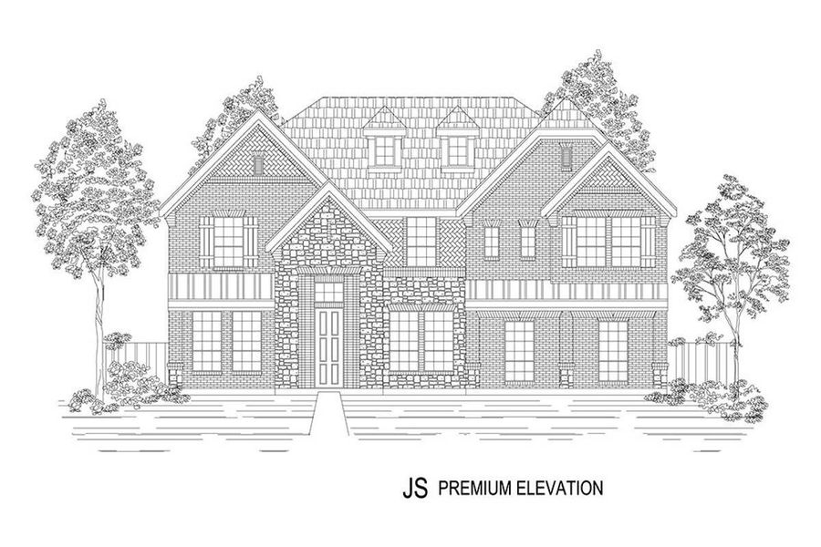 Representative rendering of the exterior for the Stonehaven 2R by First Texas Homes (Image 20).