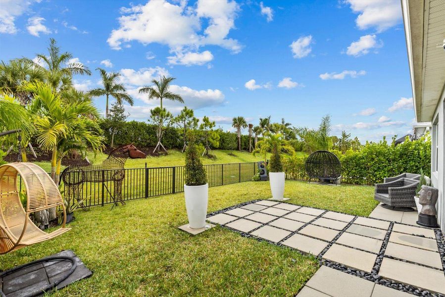 Exterior details and patio area of a home in Tradition - Kenley, Port St. Lucie (Image 21). Exterior details and patio area of a home in Tradition - Kenley, Port St. Lucie (Image 21).