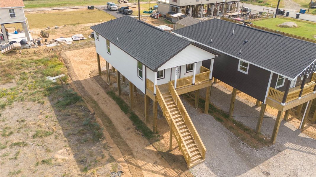 Exterior details and patio area of a home in , San Leon (Image 21).