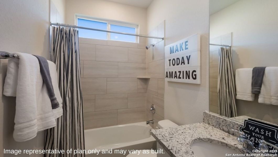Furnished interior view inside a new home in Brookstone Creek, San Antonio (Image 7).