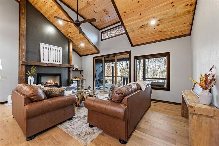 Furnished interior view inside a new home in , McCaysville (Image 5).