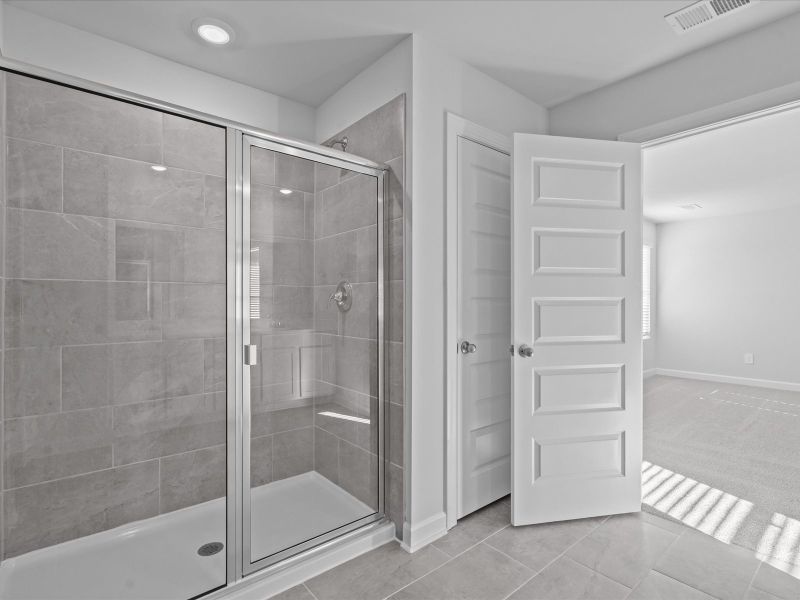 Furnished interior view inside a new home in The Farm at Wells Creek - Signature Collection, Gray Court (Image 7).