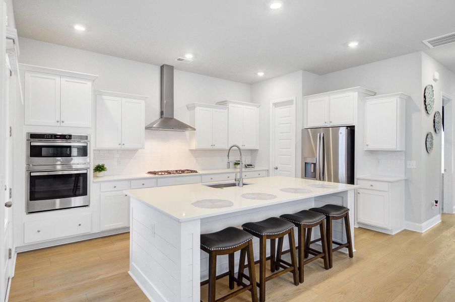 Furnished interior view inside a new home in Limehouse Village: Row Collection, Summerville (Image 40).