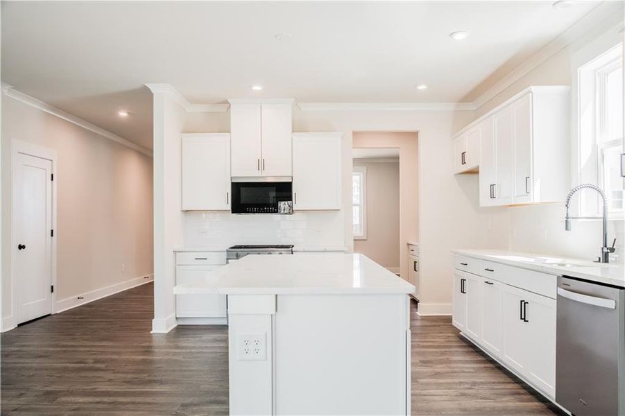 Furnished interior view inside a new home in Cambridge at Steels Bridge, Canton (Image 8).