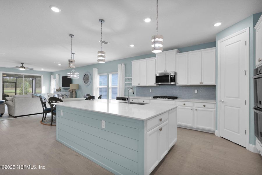 Furnished interior view inside a new home in , St. Augustine (Image 9).