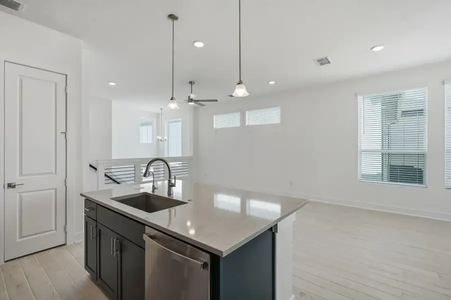 Furnished interior view inside a new home in Rose Hill, San Antonio (Image 13).