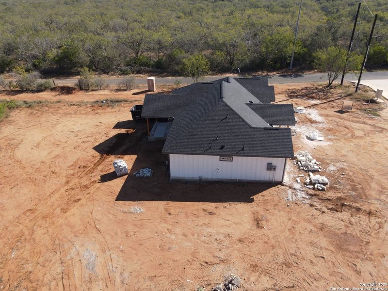 In-progress construction of a new home in , Von Ormy, TX (Image 3).