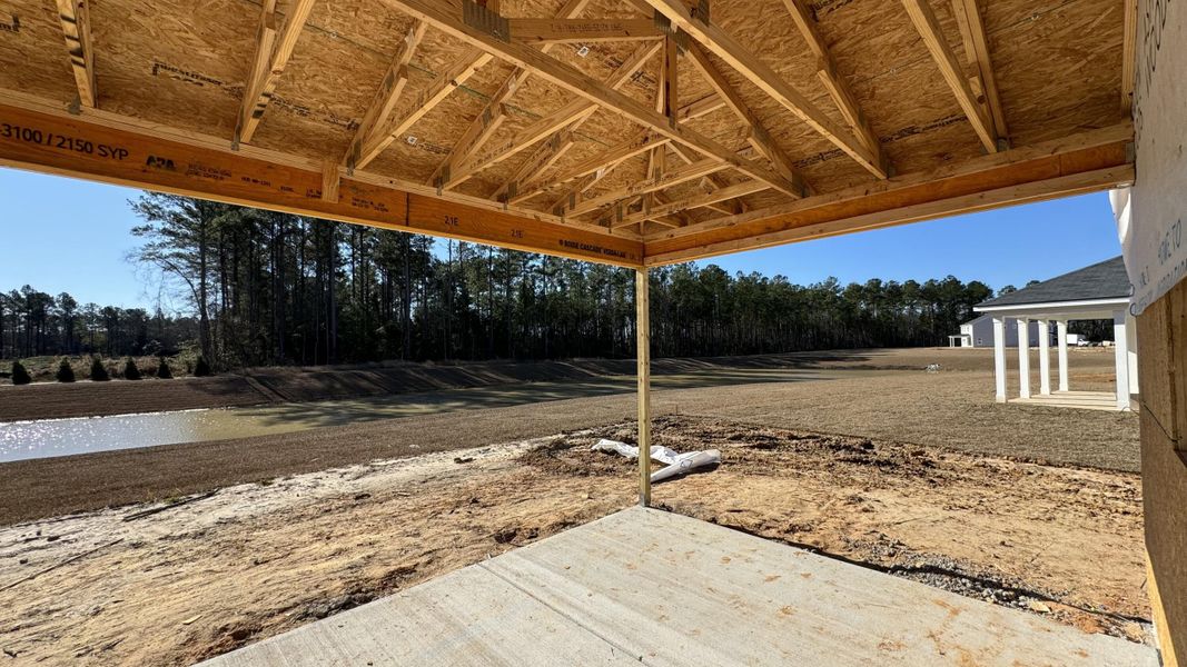 In-progress construction of a new home in Watson Hill, Summerville, SC (Image 58).