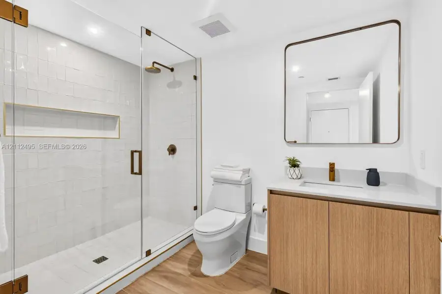 Furnished interior view inside a new home in , Miami (Image 9).