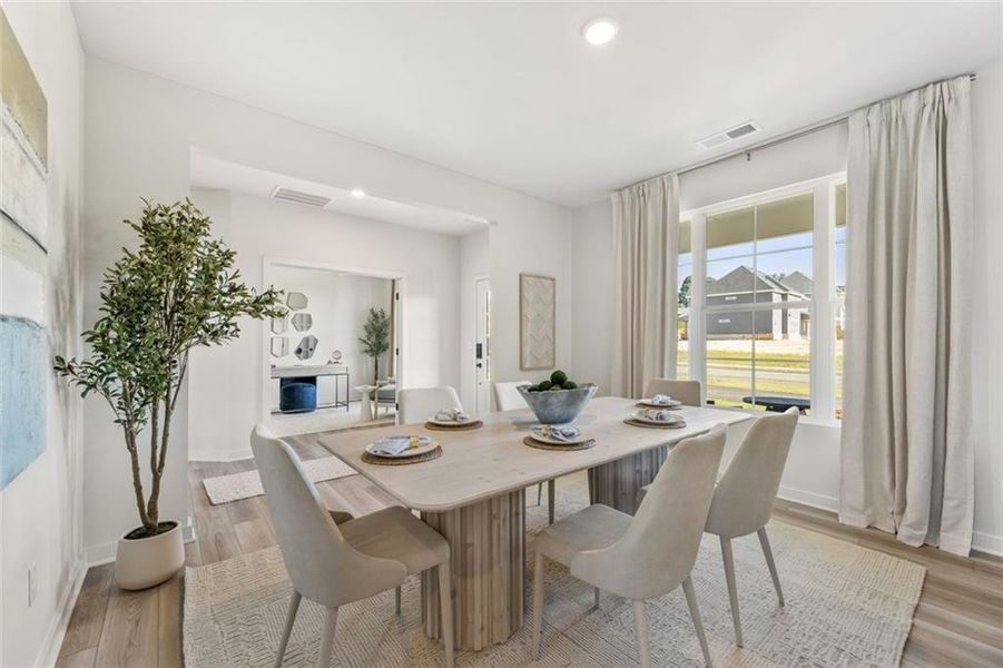 Furnished interior view inside a new home in Hawthorne Reserve, Dallas (Image 11).