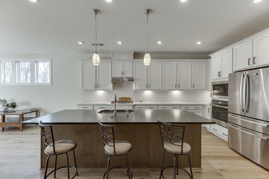 Furnished interior view inside a new home in , Hoschton (Image 19).