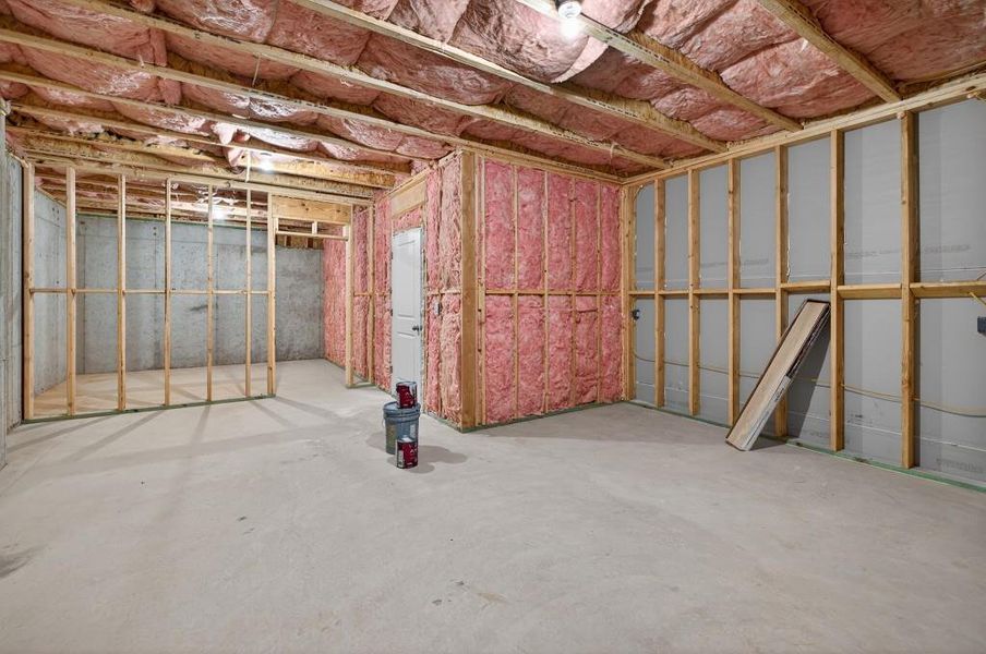In-progress construction of a new home in Hemingway, Flowery Branch, GA (Image 34).