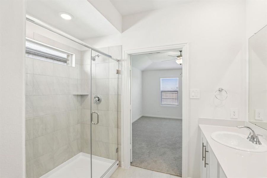 Furnished interior view inside a new home in Stonehaven, Seagoville (Image 12). Furnished interior view inside a new home in Stonehaven, Seagoville (Image 12).