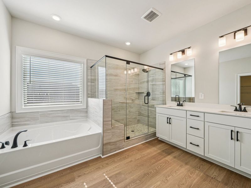 Furnished interior view inside a new home in Vines at Mill Creek - Legacy Series, Braselton (Image 11).