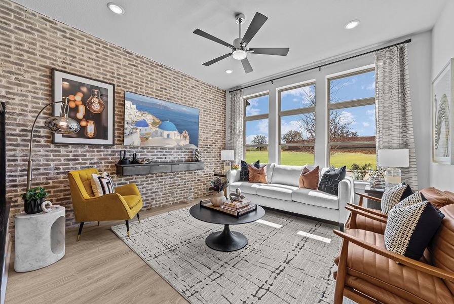 The Bryton - Family Room The Bryton - Family Room