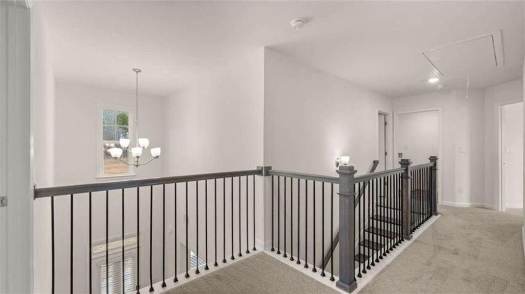 Furnished interior view inside a new home in The Gates at Pates Creek, Hampton (Image 11).