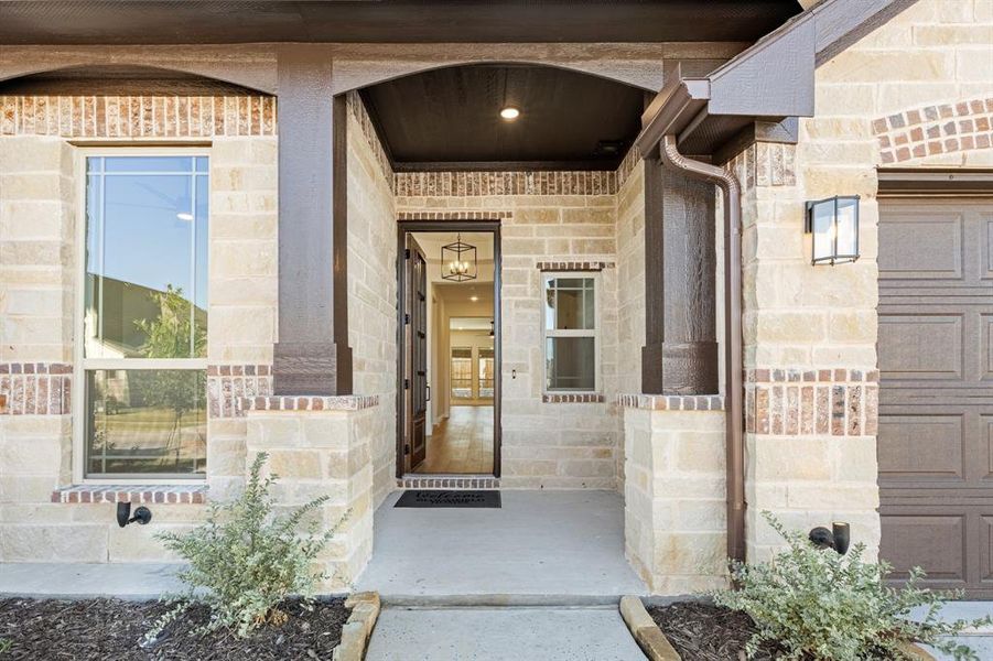 Exterior details and patio area of a home in Bear Creek Classic 60, Lavon (Image 3). Exterior details and patio area of a home in Bear Creek Classic 60, Lavon (Image 3).