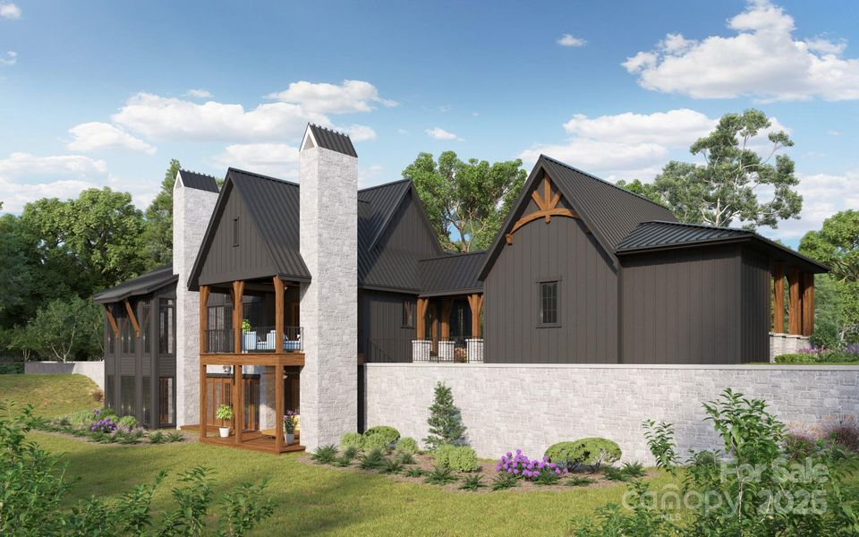 Front exterior of a new home in , Davidson, NC, highlighting curb appeal (Image 2).