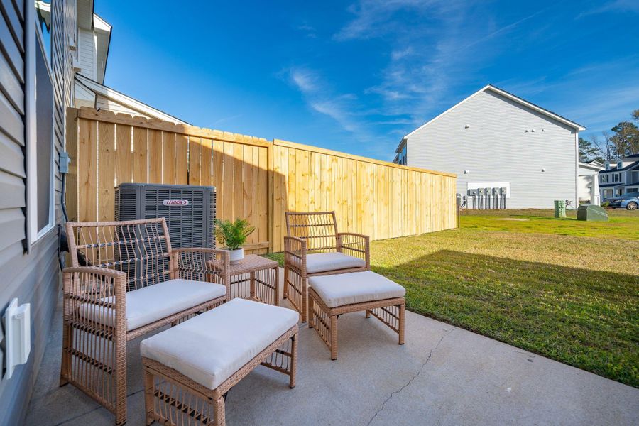 Exterior details and patio area of a home in Abbey Walk, Moncks Corner (Image 3). Exterior details and patio area of a home in Abbey Walk, Moncks Corner (Image 3).