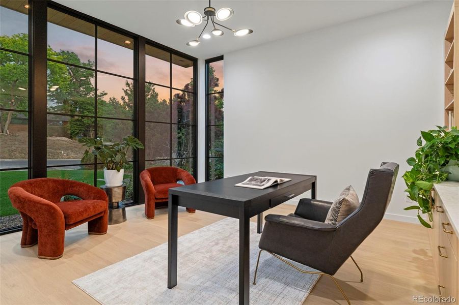 Furnished interior view inside a new home in , Denver (Image 36).