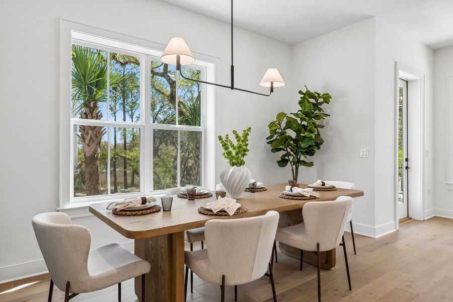 Furnished interior view inside a new home in , Charleston (Image 8).