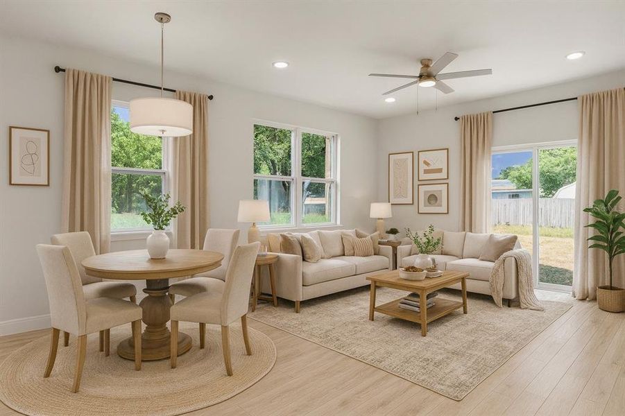 Furnished interior view inside a new home in , Kissimmee (Image 11). Furnished interior view inside a new home in , Kissimmee (Image 11).