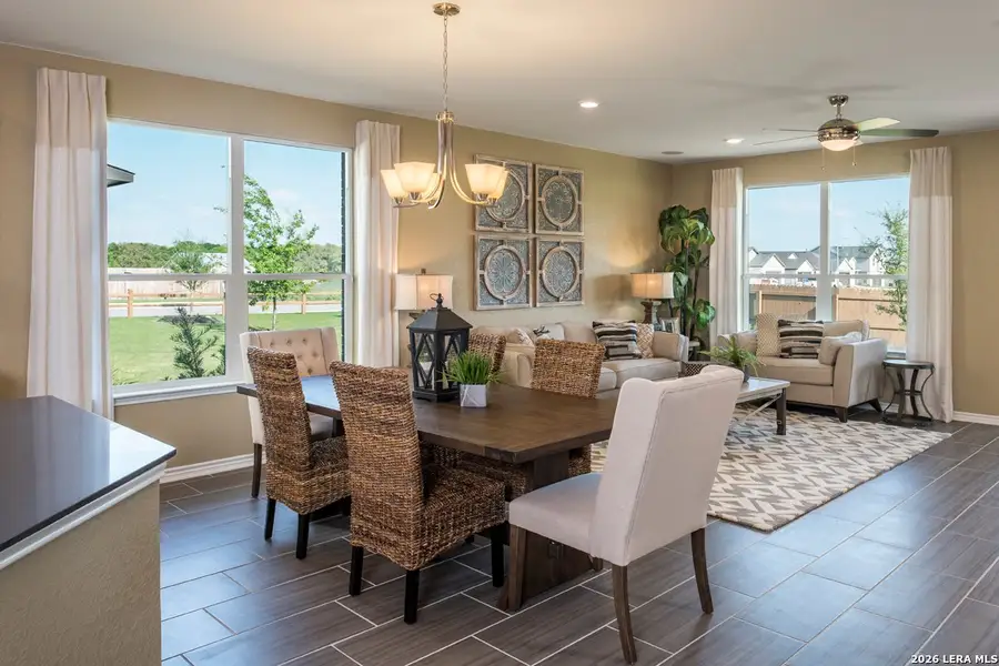 Furnished interior view inside a new home in Hidden Bluffs at TRP, San Antonio (Image 3).