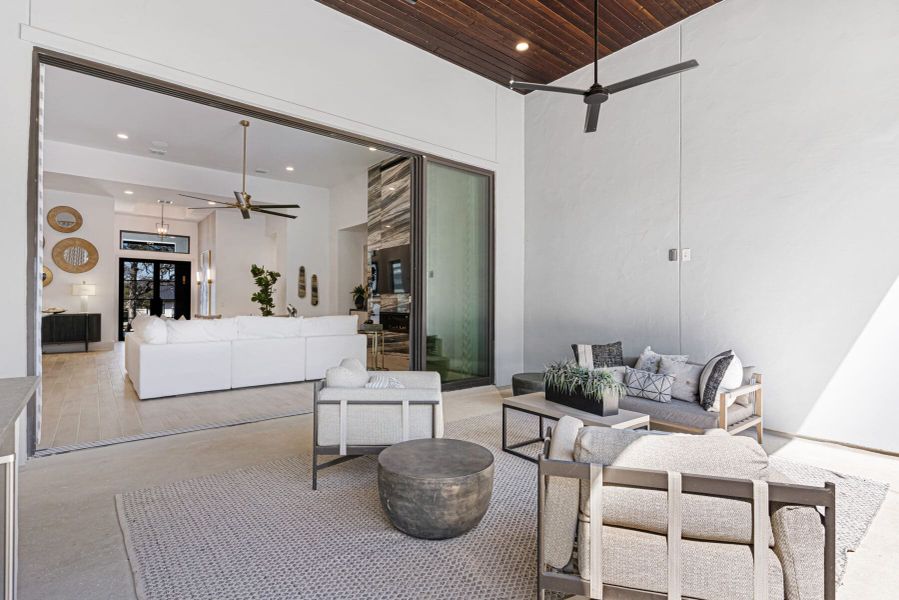 Furnished interior view inside a new home in Belle Oaks, Bulverde (Image 60).