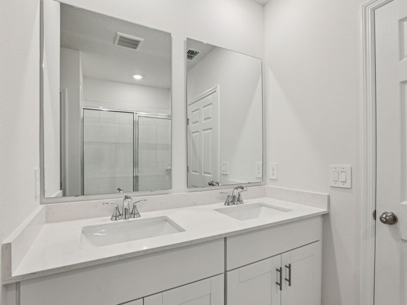 Furnished interior view inside a new home in Springs at Lake Alfred - Classic Series, Lake Alfred (Image 5).