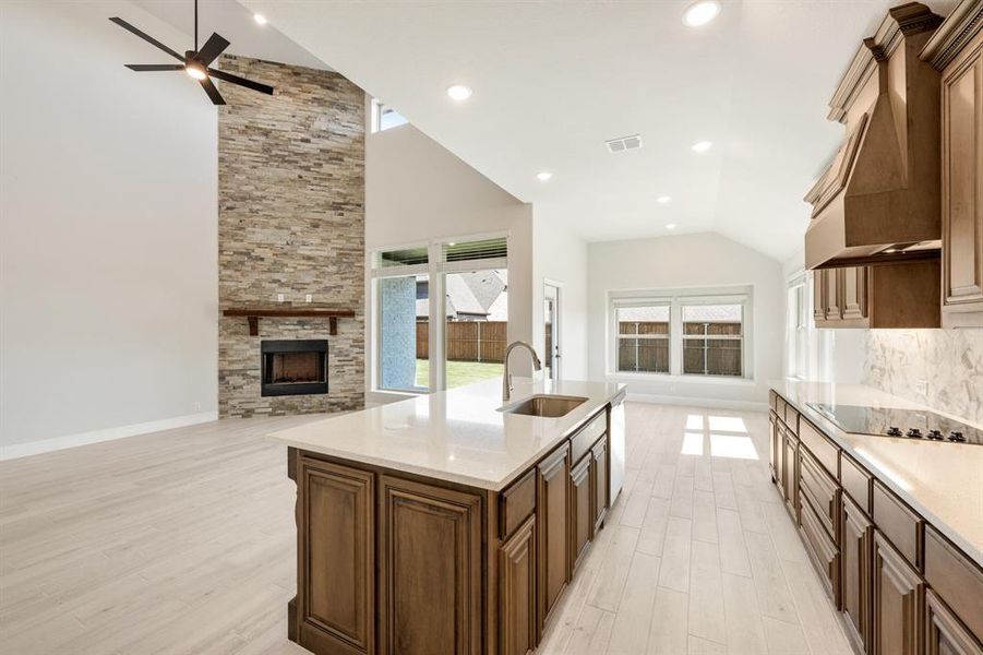 Furnished interior view inside a new home in Mockingbird Hills 60-65, Joshua (Image 13). Furnished interior view inside a new home in Mockingbird Hills 60-65, Joshua (Image 13).