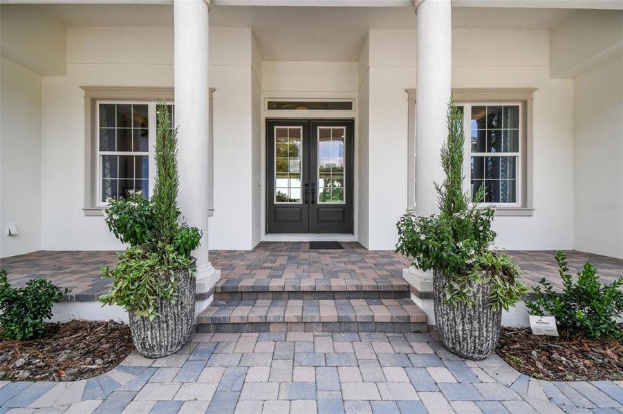 Exterior details and patio area of a home in Southern Hills Plantation, Brooksville (Image 24).
