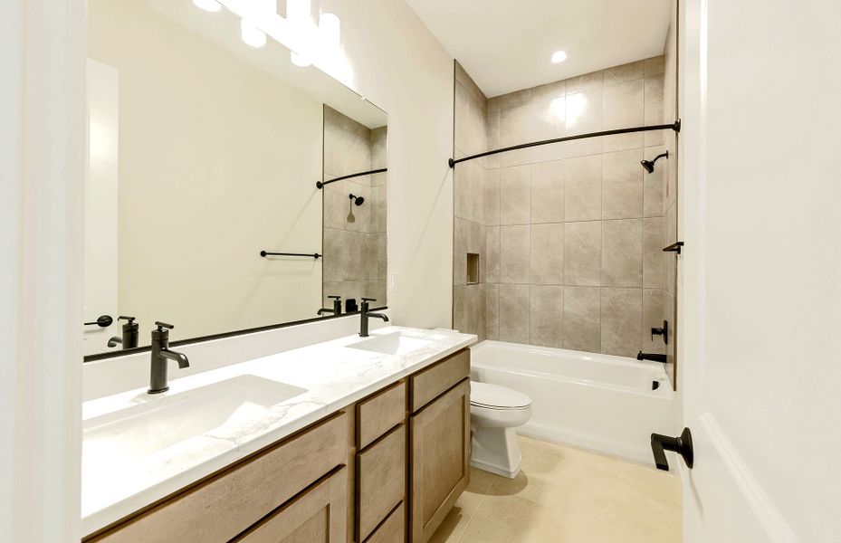 Furnished interior view inside a new home in Saguaro Reserve - Majesty, Marana (Image 8).