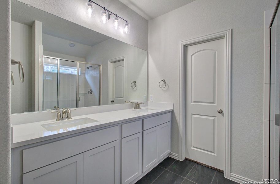 Furnished interior view inside a new home in , New Braunfels (Image 8).
