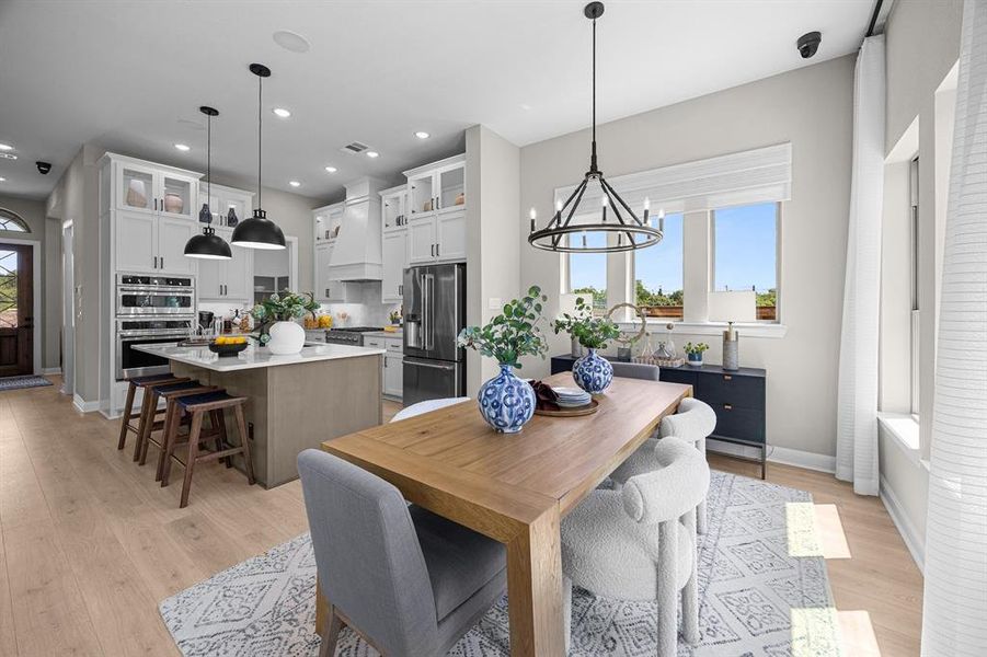 Furnished interior view inside a new home in Greenville Heights, Dallas (Image 5). Furnished interior view inside a new home in Greenville Heights, Dallas (Image 5).