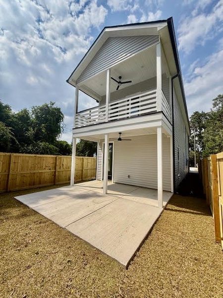 Exterior details and patio area of a home in , North Charleston (Image 2). Exterior details and patio area of a home in , North Charleston (Image 2).