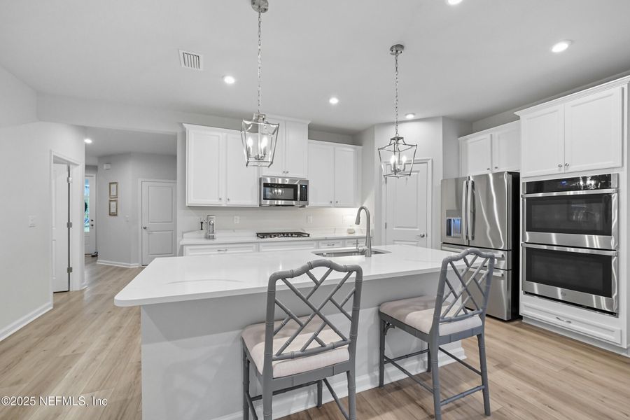 Furnished interior view inside a new home in , St. Augustine (Image 32).