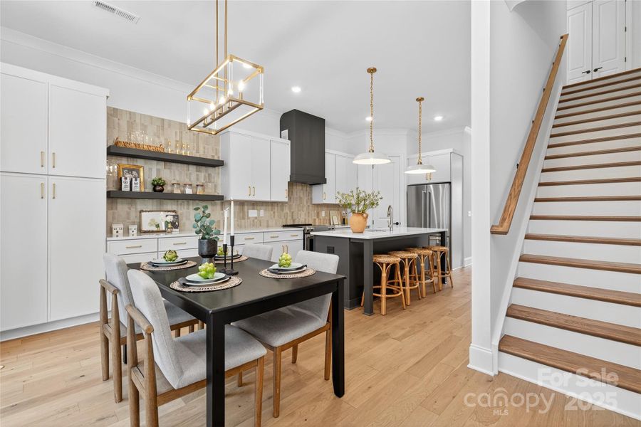 Furnished interior view inside a new home in , Charlotte (Image 15).