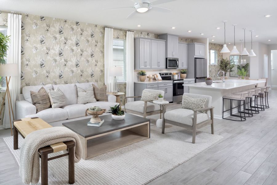 Representative furnished interior of a home built from the Blair by Mattamy Homes in Sandridge Hills, Asbury Lake (Image 7).