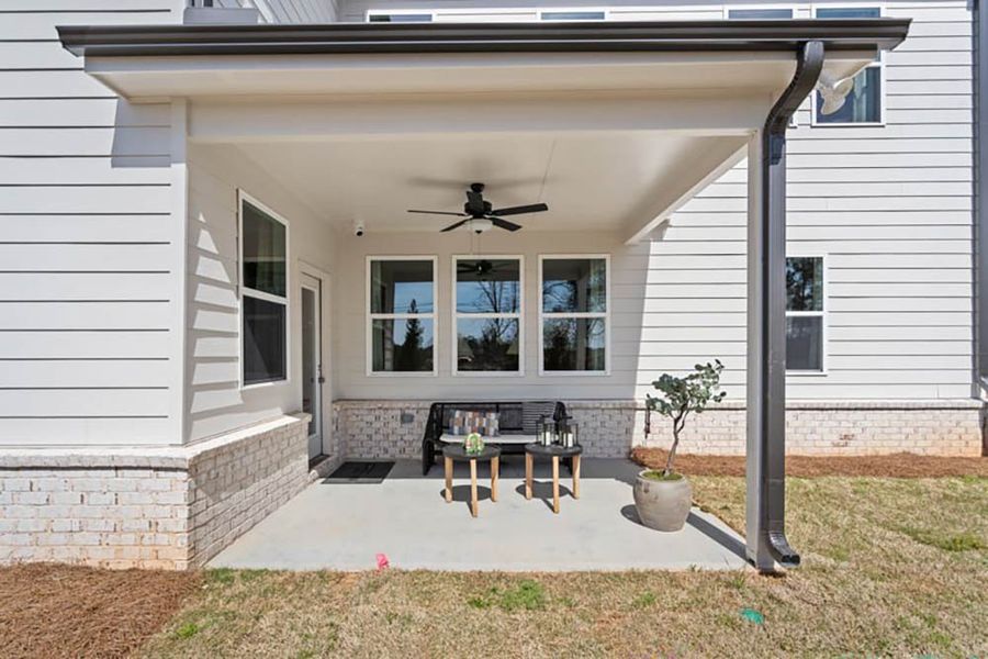 Representative exterior photo of a completed home built from the Sumner by Taylor Morrison in Bailey Fence, Dacula, GA (Image 26).