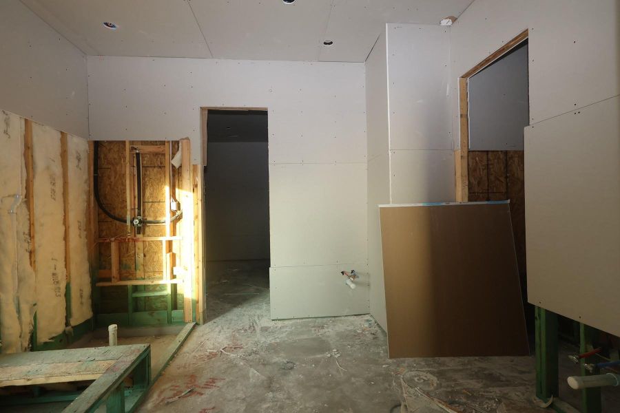 In-progress construction of a new home in Woodson’s Reserve, Spring, TX (Image 7).
