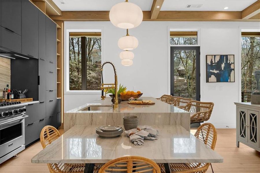 Furnished interior view inside a new home in , Atlanta (Image 14).