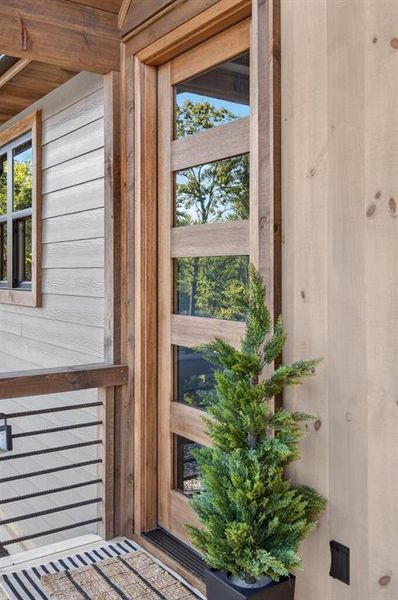 Exterior details and patio area of a home in , Blue Ridge (Image 4).