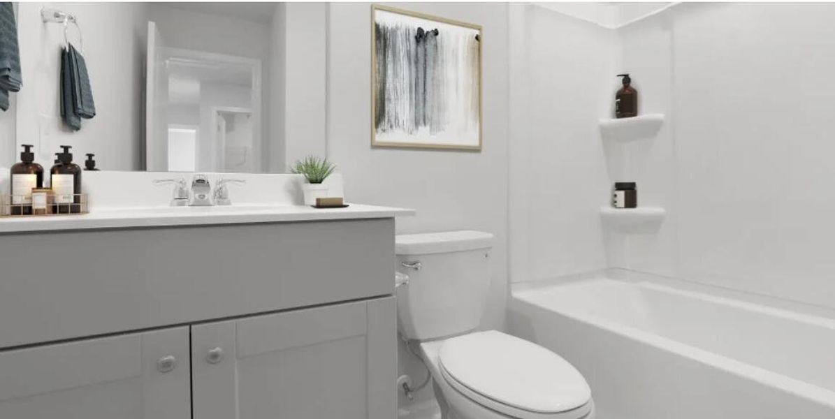 Furnished interior view inside a new home in Limehouse Farms, Summerville (Image 10).