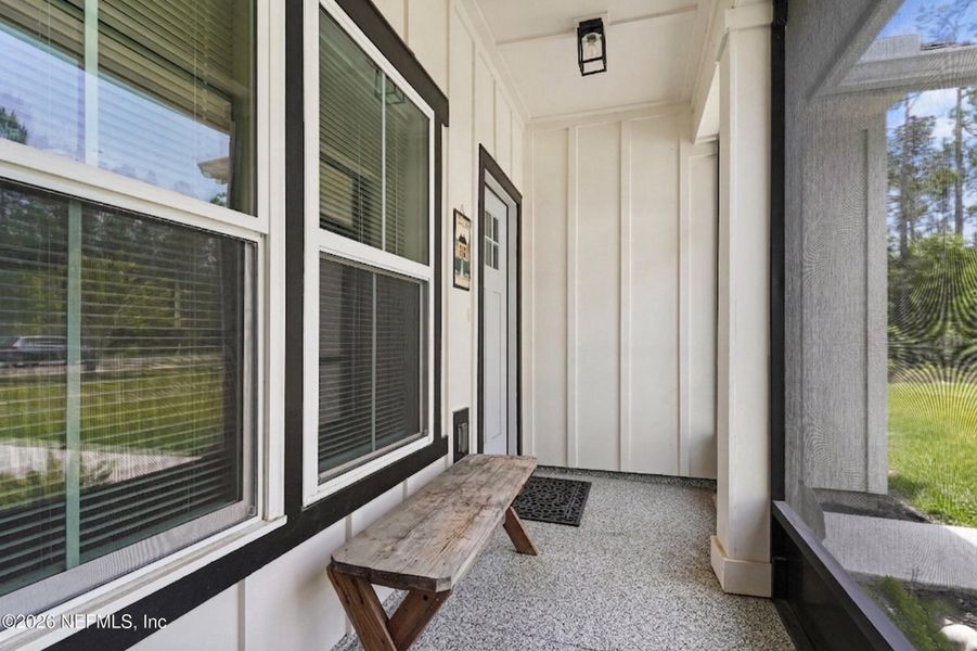 Exterior details and patio area of a home in , Hastings (Image 3).