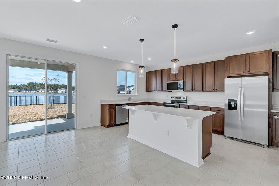Furnished interior view inside a new home in Panther Creek, Jacksonville (Image 6).