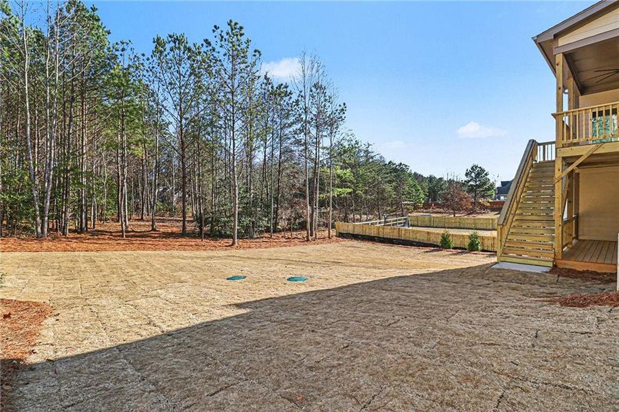 Exterior details and patio area of a home in , Dawsonville (Image 20).