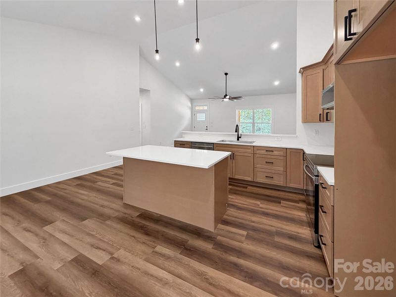 Furnished interior view inside a new home in , Forest City (Image 9).