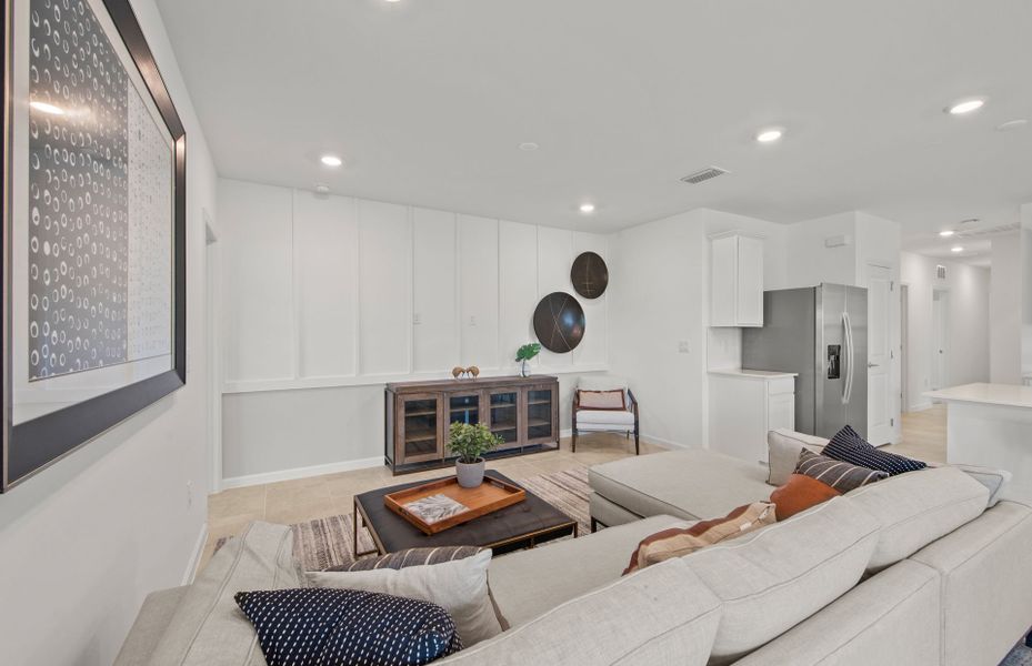 Furnished interior view inside a new home in Reagan Landing, Bradenton (Image 8).