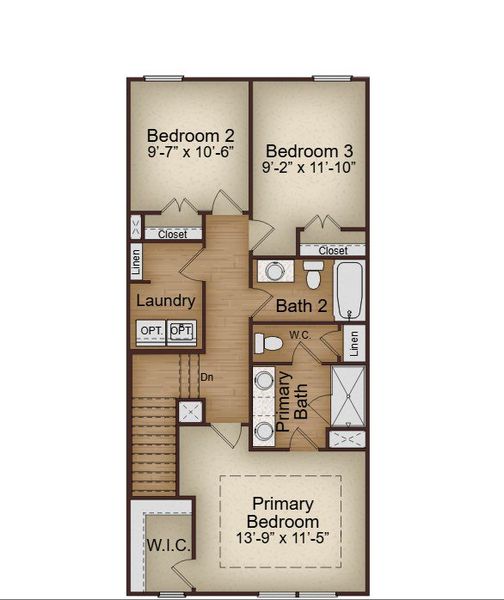 2D floor plan layout for the Winslow by McKinley Homes in Town Center Overlook, Norcross, GA (Image 4). 2D floor plan layout for the Winslow by McKinley Homes in Town Center Overlook, Norcross, GA (Image 4).